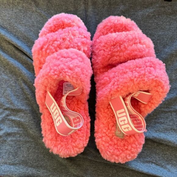 UGG Oh Fluffita Slide Platform Slippers - Picture 3 of 7